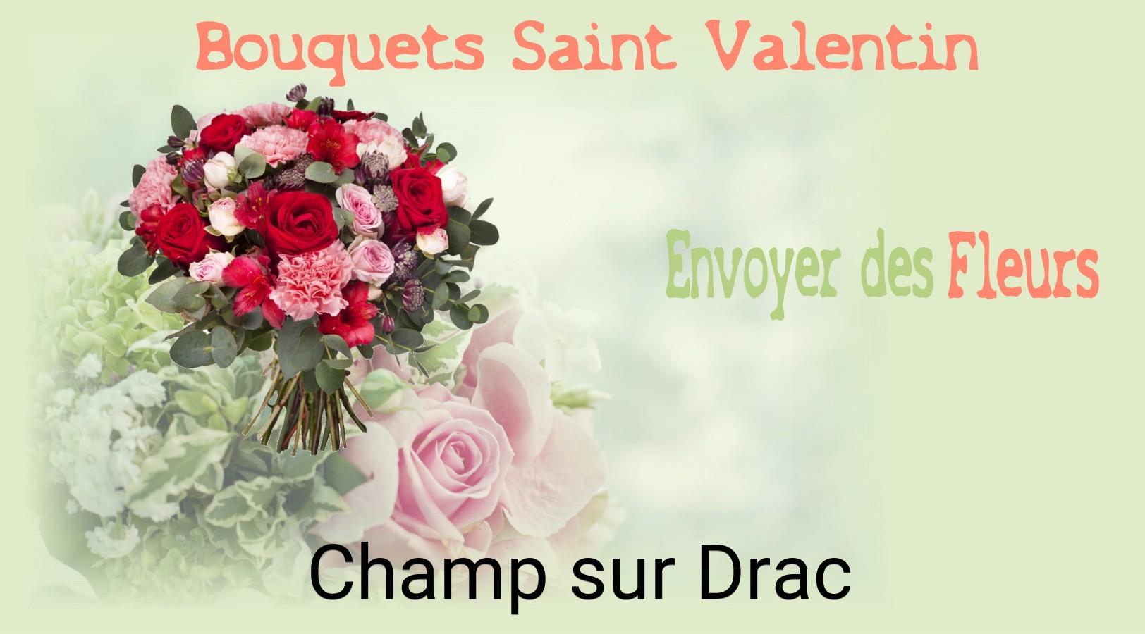 Roses de Saint-Valentin livrées à Champ-sur-Drac